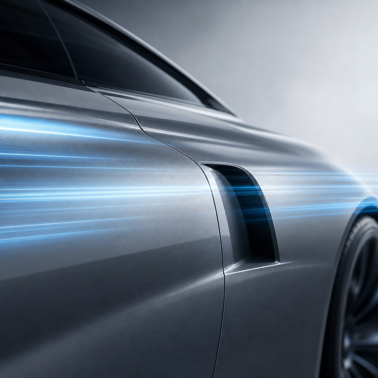 Sculpted VOLTARA aerodynamic body panel